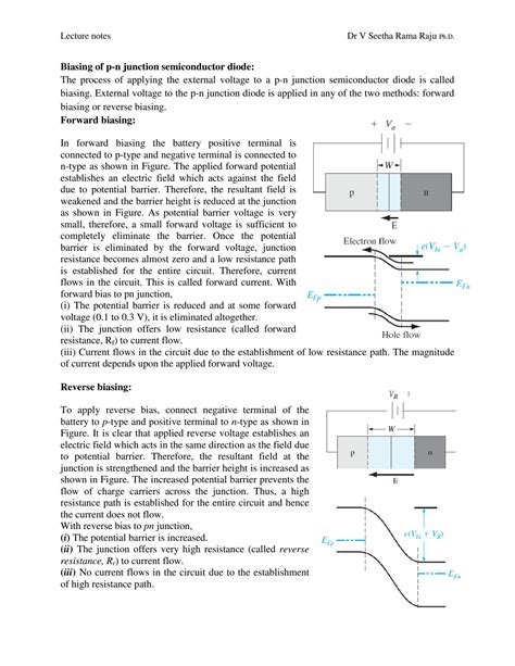 SOLUTION: Unit iii semiconductor diode characteristics - Studypool