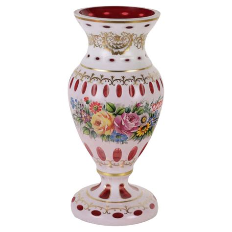 Moser Bohemia Crystal Vase Tschecoslovakia Xx Century For Sale At 1stdibs