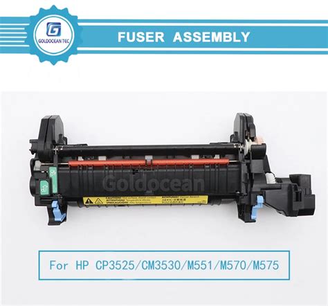 Fuser Assembly For Hp Cp3525 Cm3530 M551 M570 M575 Fuser Unit Cc519 67901 110v Rm1 4955 Cc519