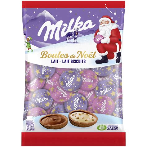 Bonbons Chocolat Au Lait Et Biscuit Milka Le Sachet De 350 G à Prix