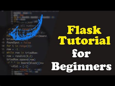 Flask Tutorial Introduction To Flask Youtube