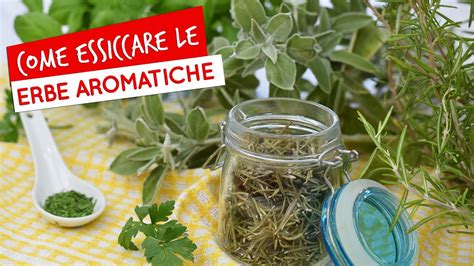 Come Essiccare Le Erbe Aromatiche In Casa Con Il Microonde Youtube