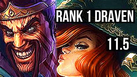 DRAVEN Thresh Vs MISS FORTUNE Nautilus ADC Rank 1 Draven