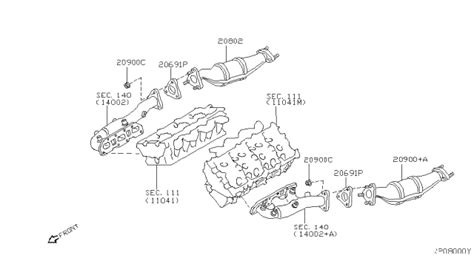 2006 Nissan Pathfinder Catalytic Converter Diagram 2 47 Off