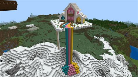 Minecraft On Twitter Sometimes The Best Place To Build Is Up In The