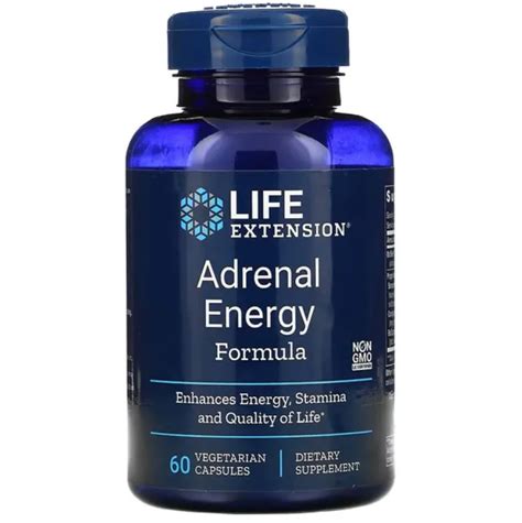 Adrenal Energy Formula 60 Cápsulas Life Extension