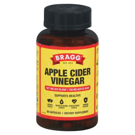 Save On Bragg Apple Cider Vinegar Capsules Order Online Delivery Giant