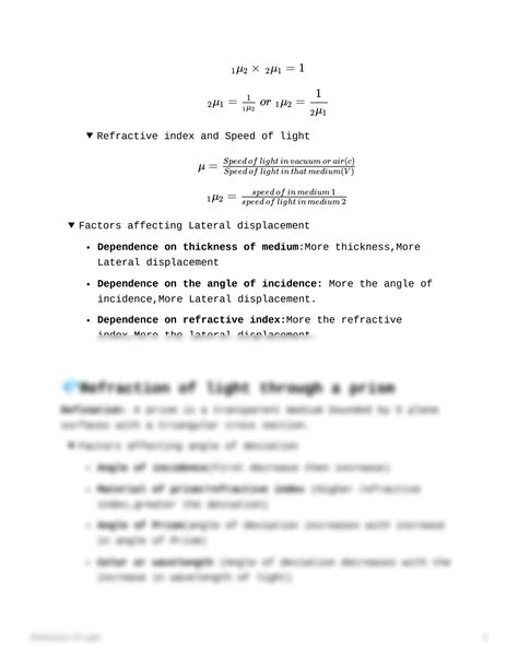 SOLUTION Refraction Of Light Studypool