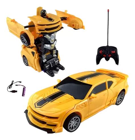 Carrinho Controle Recarregável Toy Wheels Transforma Em Robô Parcelamento Sem Juros