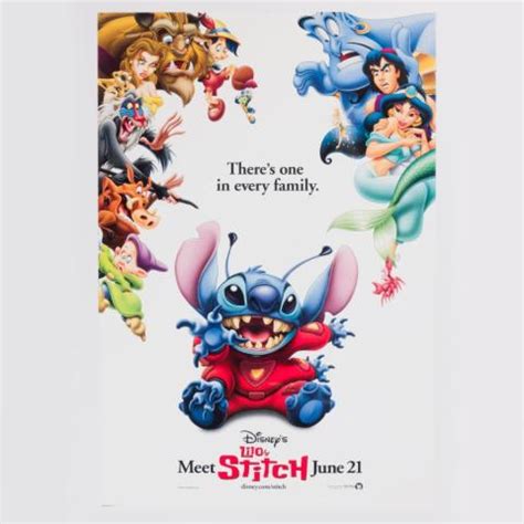 Lilo and Stitch Promotional One-Sheet Poster (2002) - ID: dec23019 ...