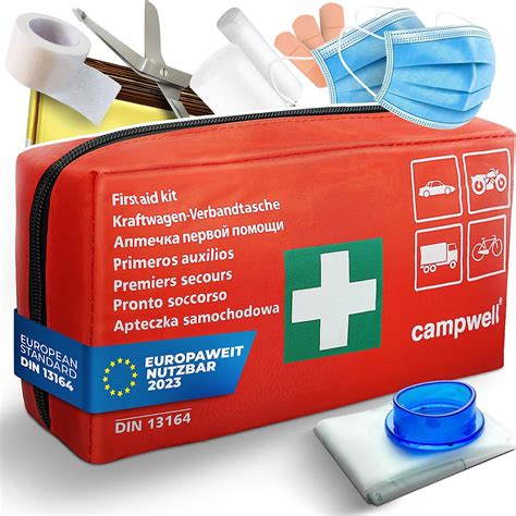 Campwell Trousse De Premiers Secours Pour Voiture Conforme La