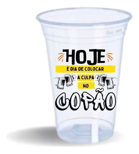 Copo Plástico Descartável Personalizado 770ml C 200 Unidades