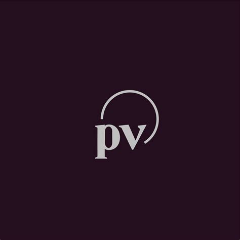 PV Initials Logo Monogram 8256826 Vector Art At Vecteezy