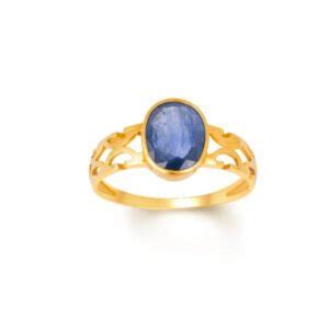 Natural And Certified Blue Sapphire Ring Neelam Rings