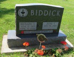 June I Schrader Biddick M Morial Find A Grave