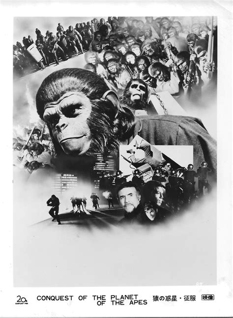 Conquest Of The Planet Of The Apes Japanese Lobby Cards