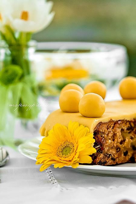 Simnel Cake Angielskie Ciasto Wielkanocne Z Marcepanem Moje Wypieki