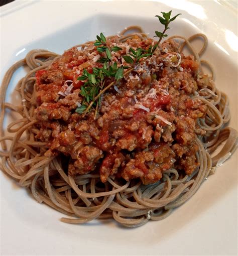 Macarr O Integral Molho Bolonhesa R Pido Delicioso