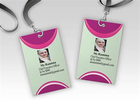 Creative id card design on Behance