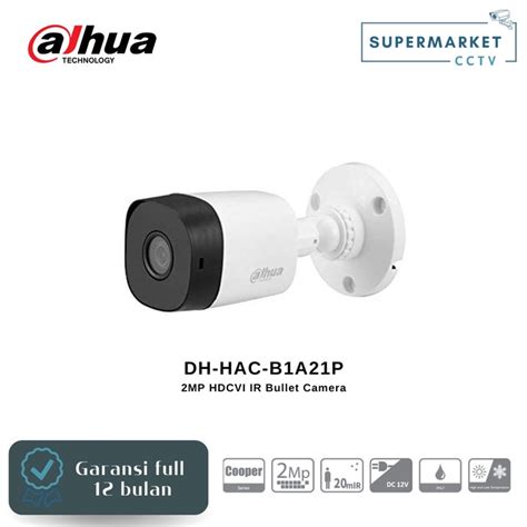 Jual Camera Outdoor 2MP Dahua DH HAC B1A21P IR Bullet CCTV Cooper