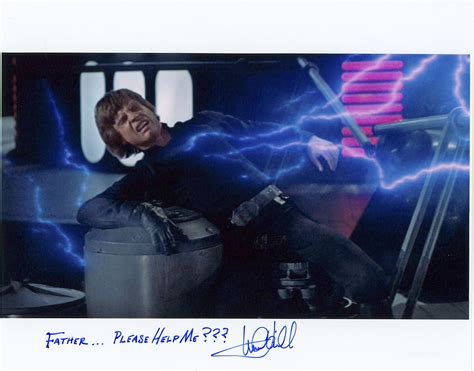 Lot Detail Star Wars Mark Hamill Signed 10” X 8” Photo With Great