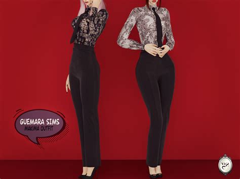 Makima Chainsaw Man Outfit The Sims 4 Catalog