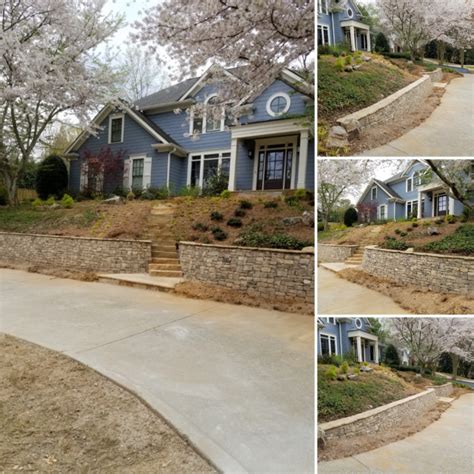 Brookhaven Atlanta Custom Stone Retaining Decorative Walls And Steps