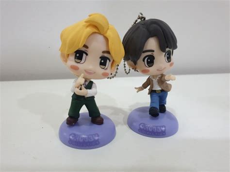 BTS TINYTAN CHUBBY COLLECTION FIGURE WITH MOOR PLUS KEYCHAIN DYNAMITE