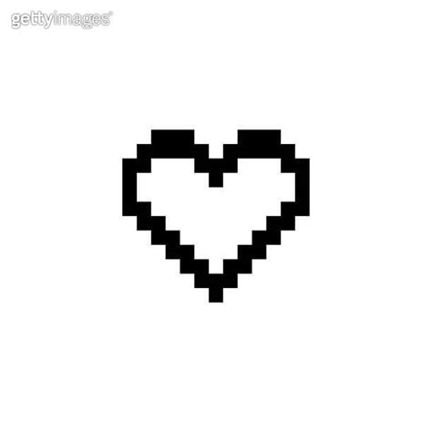 Pixel Art Heart Love And Valentine Pixel Game Life Bar Vector Art 8