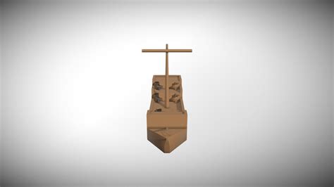 Low Poly Pirate Ship 3D Model By Thozda 7ad2701 Sketchfab