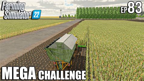 Silage Harvest And Load With Custom Krone Mega Challenge Farming Simulator 22 83 Youtube