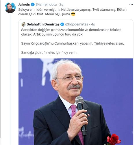 Yekvücut on Twitter Kemal Kılıçdaroğlu nun akıl danıştığı Jahrein