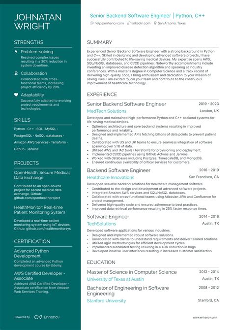 Senior Electrical Engineer Resume Examples Guide For