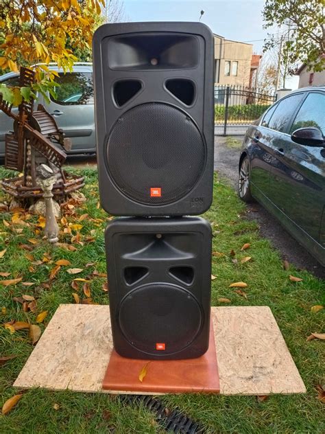 Zawodowe Kolumny Estradowe JBL 450W dla DJ Zespołu Częstochowa