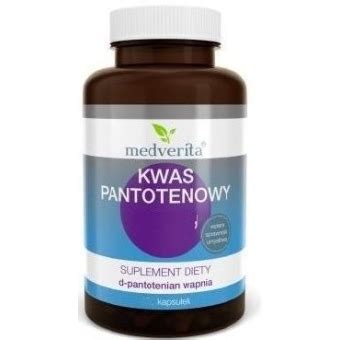 Medverita Kwas Pantotenowy Witamina B Mg Kapsu Ek Cena Z