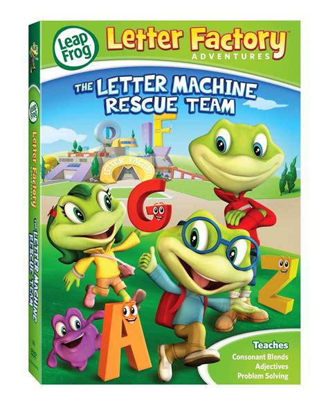 A Lucky Ladybug: LeapFrog Letter Factory Adventures: The Letter Machine Rescue Team DVD Review ...