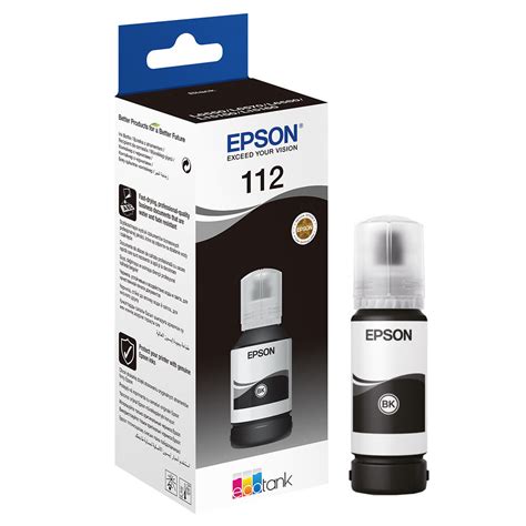 Ink bottle EPSON 112 C13T06C14A black | Stephanis