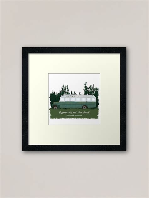 Into The Wild Bus 142 Framed Art Print For Sale By Movieartwork