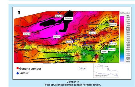 Gambar 16 Hasil Interpretasi Seismik Di Bagian Timur Daerah Penelitian