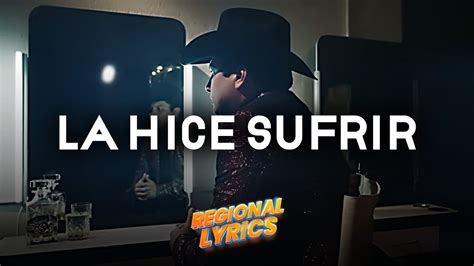 La Hice Sufrir Julion Alvarez Y Su Norteño Banda LETRA LYRICS YouTube