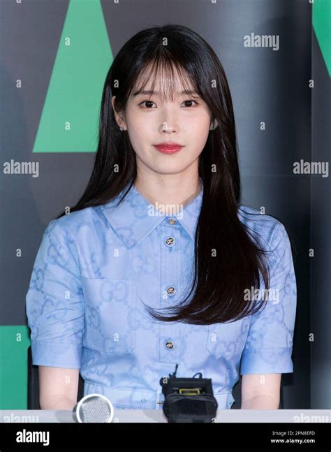 Seoul South Korea 17th Apr 2023 South Korean Singer And Actress Lee Ji Eun Stage Name Iu