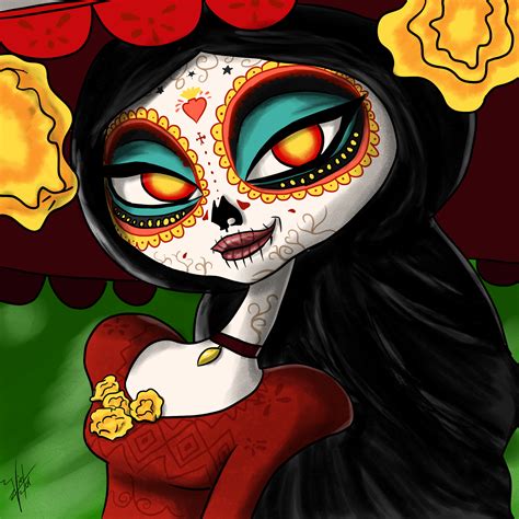 La catrina - El libro de la vida by vicockart on DeviantArt