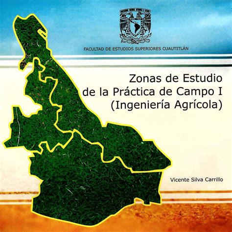 Zonas de estudio de la práctica de campo I Ingeniería agrícola