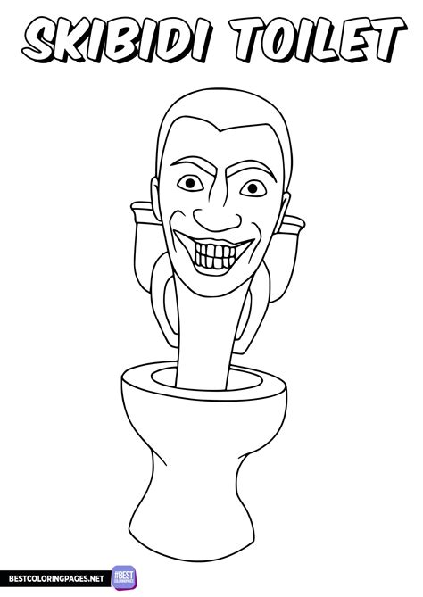 Skibidi Toilet Coloring Pages