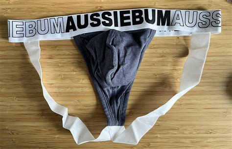 New AussieBum Wonderjock WJ Pro Jockstrap Marle Large EBay