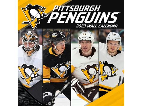 Kalendář Pittsburgh Penguins 2023 Wall Calendar Fanda Nhl Cz