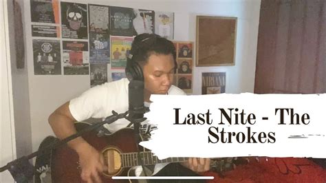 Last Nite The Strokes Acoustic Cover Youtube