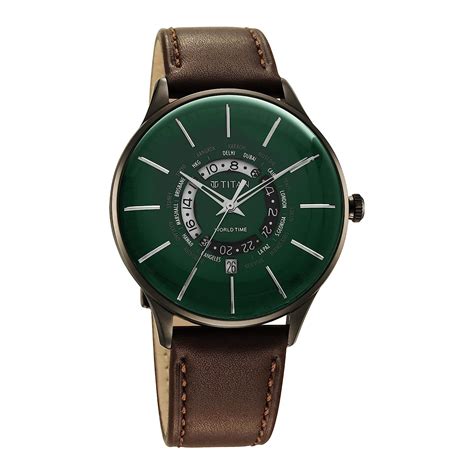 Titan Analog Green Dial Men S Watch Ql Amazon In Fashion