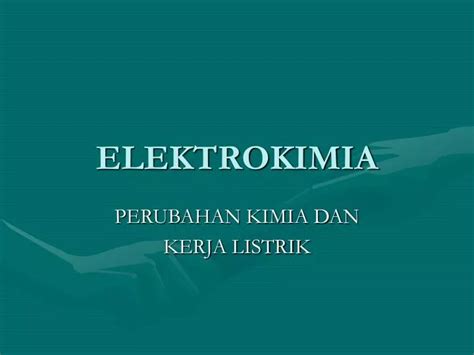 Ppt Elektrokimia Powerpoint Presentation Free Download Id 5411017