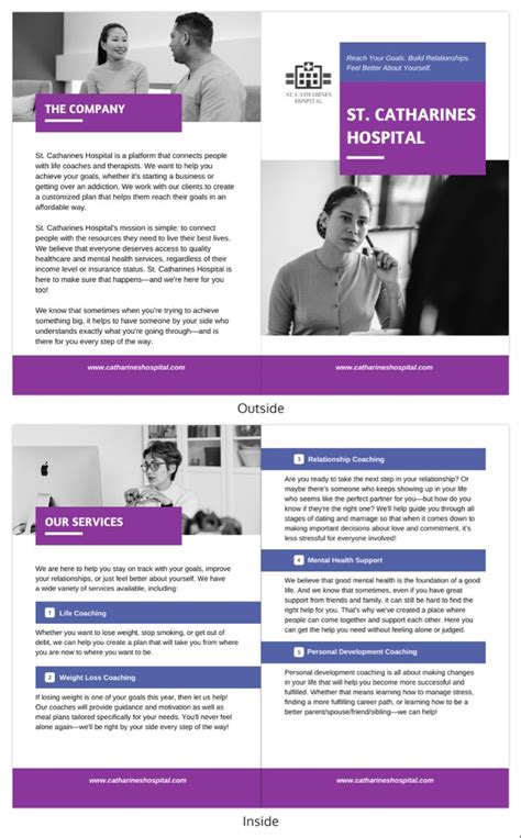 Plantillas De Folletos De Empresa Venngage Brochure Template